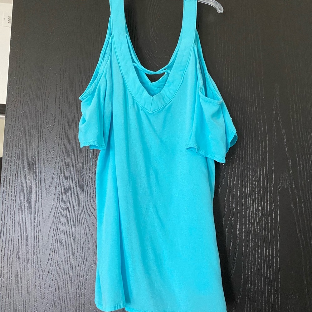 Off the shoulder tank